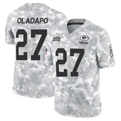 Green Bay Packers Men's Limited Arctic Camo 2024 Salute to Service Jersey (27 Kitan Oladapo)
