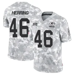 Green Bay Packers Men's Limited Arctic Camo 2024 Salute to Service Jersey (46 Tyron Herring)