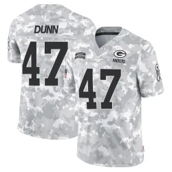 Green Bay Packers Men's Limited Arctic Camo 2024 Salute to Service Jersey (47 Isaiah Dunn)