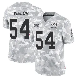 Green Bay Packers Men's Limited Arctic Camo 2024 Salute to Service Jersey (54 Kristian Welch)