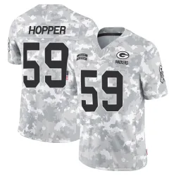 Green Bay Packers Men's Limited Arctic Camo 2024 Salute to Service Jersey (59 Ty'Ron Hopper)