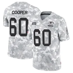 Green Bay Packers Men's Limited Arctic Camo 2024 Salute to Service Jersey (60 Tyler Cooper)