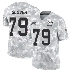 Green Bay Packers Men's Limited Arctic Camo 2024 Salute to Service Jersey (79 Travis Glover)