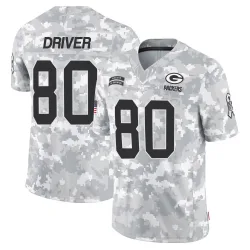 Green Bay Packers Men's Limited Arctic Camo 2024 Salute to Service Jersey (80 Donald Driver)