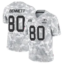 Green Bay Packers Men's Limited Arctic Camo 2024 Salute to Service Jersey (80 Martellus Bennett)