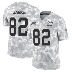 Green Bay Packers Men's Limited Arctic Camo 2024 Salute to Service Jersey (82 Jadon Janke)