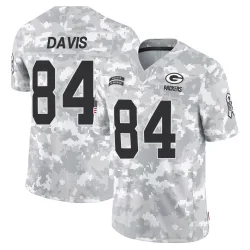 Green Bay Packers Men's Limited Arctic Camo 2024 Salute to Service Jersey (84 Tyler Davis)