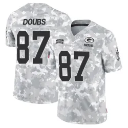 Green Bay Packers Men's Limited Arctic Camo 2024 Salute to Service Jersey (87 Romeo Doubs)
