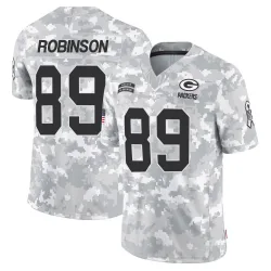 Green Bay Packers Men's Limited Arctic Camo 2024 Salute to Service Jersey (89 Dave Robinson)
