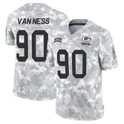 Green Bay Packers Men's Limited Arctic Camo 2024 Salute to Service Jersey (90 Lukas Van Ness)