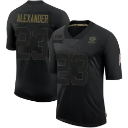 Green Bay Packers Men's Limited Black 2020 Salute To Service Jersey (23 Jaire Alexander)