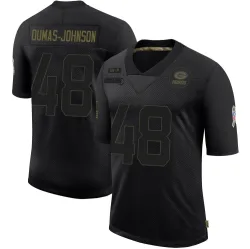 Green Bay Packers Men's Limited Black 2020 Salute To Service Jersey (48 Jamon Dumas-Johnson)