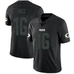 Green Bay Packers Men's Limited Black Impact Jersey (16 Alex Hale)