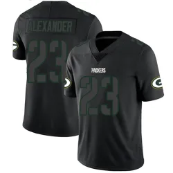 Green Bay Packers Men's Limited Black Impact Jersey (23 Jaire Alexander)