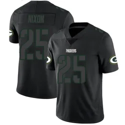 Green Bay Packers Men's Limited Black Impact Jersey (25 Keisean Nixon)