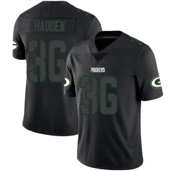 Green Bay Packers Men's Limited Black Impact Jersey (36 Kamal Hadden)