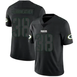 Green Bay Packers Men's Limited Black Impact Jersey (38 Ellis Merriweather)