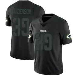 Green Bay Packers Men's Limited Black Impact Jersey (39 Zayne Anderson)