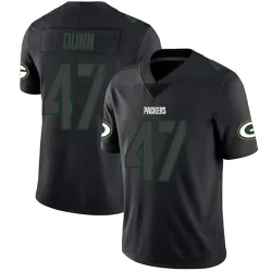 Green Bay Packers Men's Limited Black Impact Jersey (47 Isaiah Dunn)