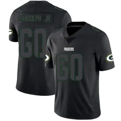 Green Bay Packers Men's Limited Black Impact Jersey (60 Keith Randolph Jr.)