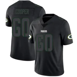 Green Bay Packers Men's Limited Black Impact Jersey (60 Tyler Cooper)