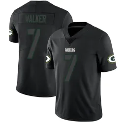 Green Bay Packers Men's Limited Black Impact Jersey (7 Quay Walker)