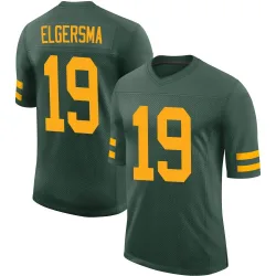 Green Bay Packers Men's Limited Green Alternate Vapor Jersey (19 Taylor Elgersma)