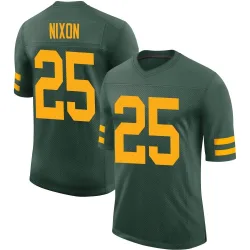 Green Bay Packers Men's Limited Green Alternate Vapor Jersey (25 Keisean Nixon)