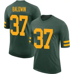 Green Bay Packers Men's Limited Green Alternate Vapor Jersey (37 Johnathan Baldwin)