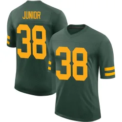 Green Bay Packers Men's Limited Green Alternate Vapor Jersey (38 Gregory Junior)