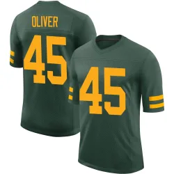 Green Bay Packers Men's Limited Green Alternate Vapor Jersey (45 Collin Oliver)