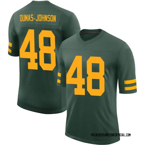 Green Bay Packers Men's Limited Green Alternate Vapor Jersey (48 Jamon Dumas-Johnson)