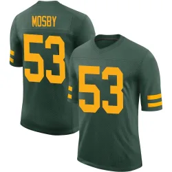 Green Bay Packers Men's Limited Green Alternate Vapor Jersey (53 Arron Mosby)