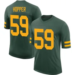 Green Bay Packers Men's Limited Green Alternate Vapor Jersey (59 Ty'Ron Hopper)