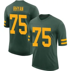 Green Bay Packers Men's Limited Green Alternate Vapor Jersey (75 Sean Rhyan)