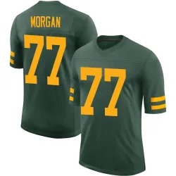 Green Bay Packers Men's Limited Green Alternate Vapor Jersey (77 Jordan Morgan)