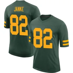 Green Bay Packers Men's Limited Green Alternate Vapor Jersey (82 Jadon Janke)