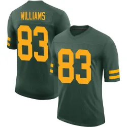 Green Bay Packers Men's Limited Green Alternate Vapor Jersey (83 Savion Williams)