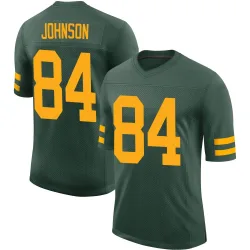 Green Bay Packers Men's Limited Green Alternate Vapor Jersey (84 Cornelius Johnson)