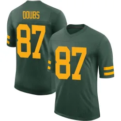 Green Bay Packers Men's Limited Green Alternate Vapor Jersey (87 Romeo Doubs)