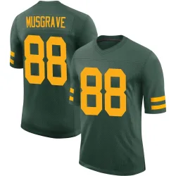 Green Bay Packers Men's Limited Green Alternate Vapor Jersey (88 Luke Musgrave)