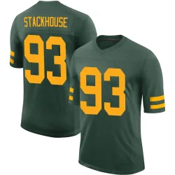 Green Bay Packers Men's Limited Green Alternate Vapor Jersey (93 Nazir Stackhouse)