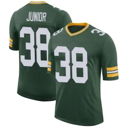 Green Bay Packers Men's Limited Green Classic Jersey (38 Gregory Junior)