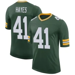 Green Bay Packers Men's Limited Green Classic Jersey (41 Kaleb Hayes)