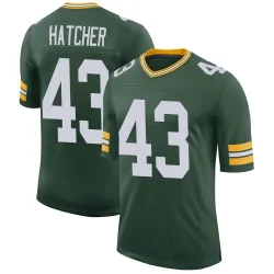 Green Bay Packers Men's Limited Green Classic Jersey (43 Broughton Hatcher)