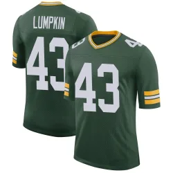 Green Bay Packers Men's Limited Green Classic Jersey (43 Johnny Lumpkin)