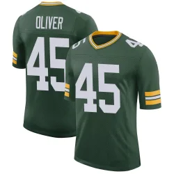 Green Bay Packers Men's Limited Green Classic Jersey (45 Collin Oliver)
