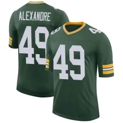 Green Bay Packers Men's Limited Green Classic Jersey (49 Deslin Alexandre)