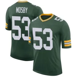 Green Bay Packers Men's Limited Green Classic Jersey (53 Arron Mosby)