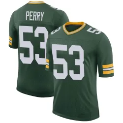 Green Bay Packers Men's Limited Green Classic Jersey (53 Nick Perry)